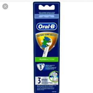 🔥Oral-B (3Pk)Bacteria Guard Bristles Floss Action Replacement Heads